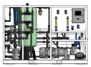 Poseidon+ marine reverse osmosis system internal view