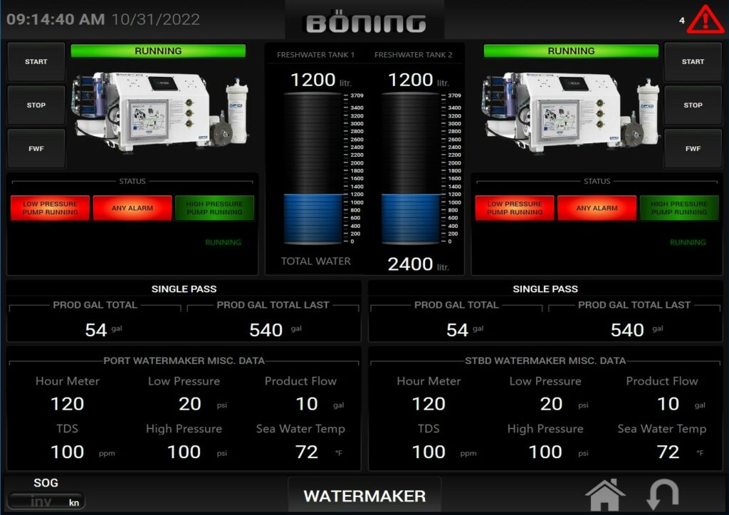 FCI-Watermakers-Interface