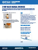fci watermakers how to 3 way valve manual override thumbnail
