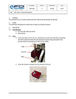 fci watermakers APC valve calibration